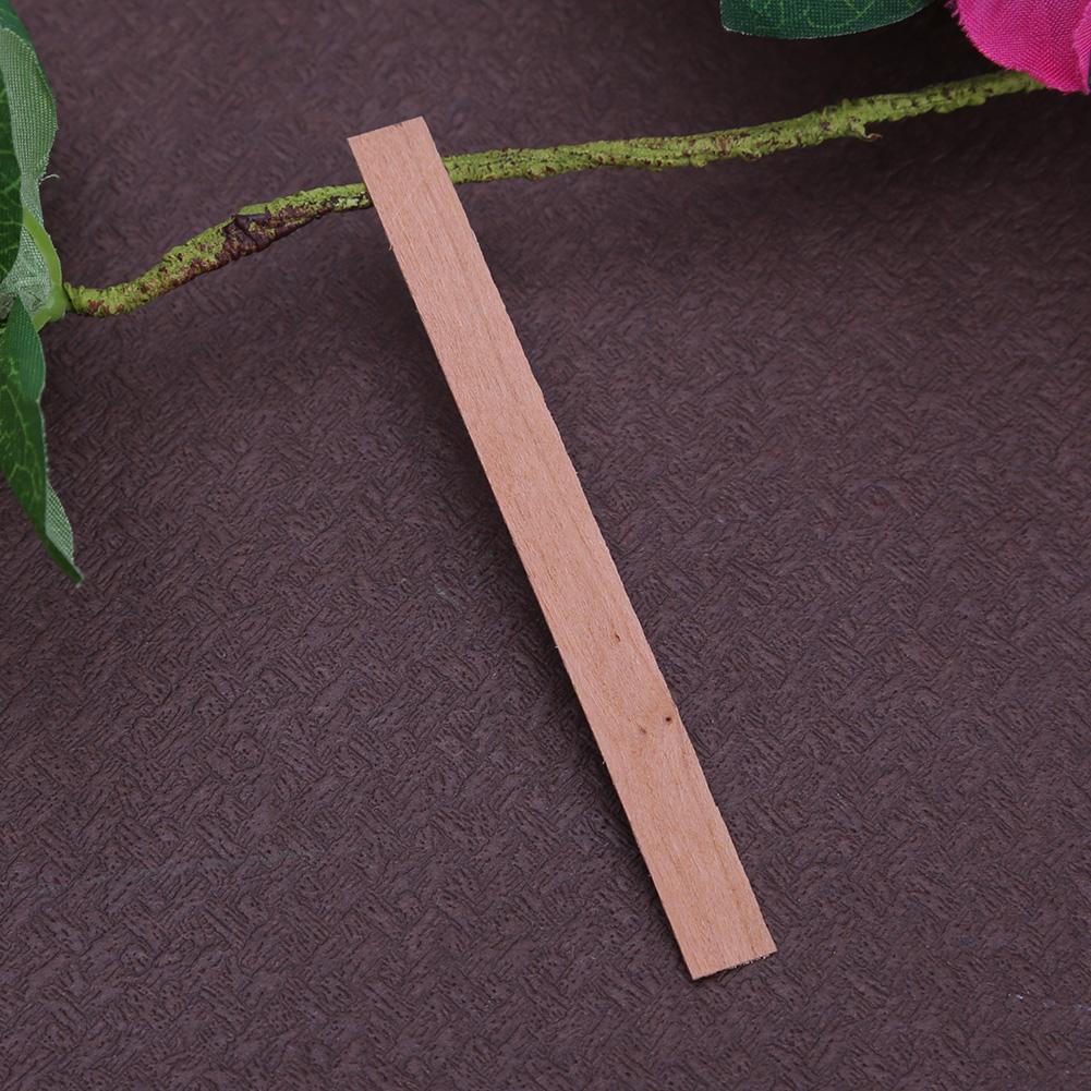 Wooden Wick Candle - 50 sztuk drewnianych knotów do świec