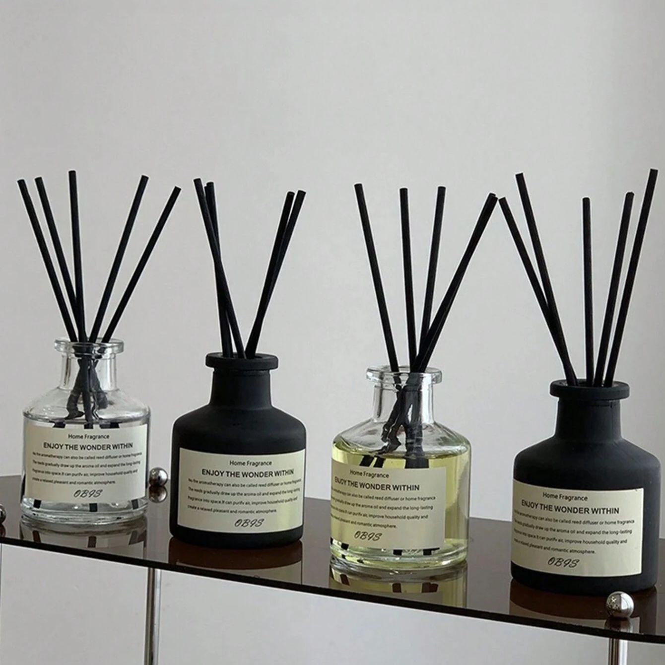 Home Fragrance Jasmine & Yuzu Porcelain Diffuser - 50ml Bezpłomieniowy zapach do domu Bezpłomieniowy
