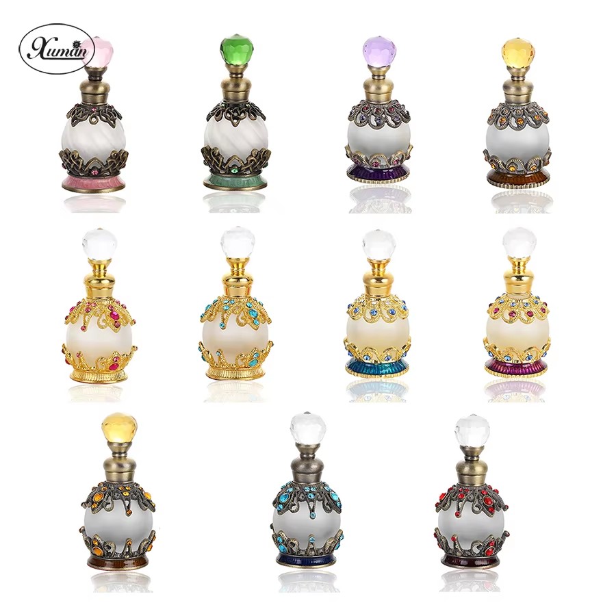 Home Fragrance Refill - 15ml kamienna metalowa butelka perfum do