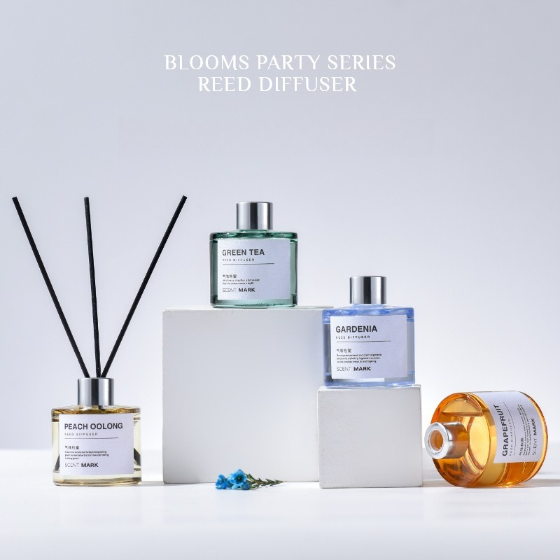 Home Fragrance Jasmine & Yuzu Porcelain Diffuser - Zestawy dyfuzorów zapachowych 50 ml z