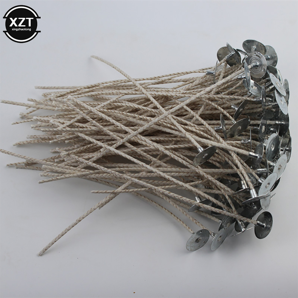 Wooden Wick Candle - 100 sztuk/zestaw Bezdymne Knoty do Świec