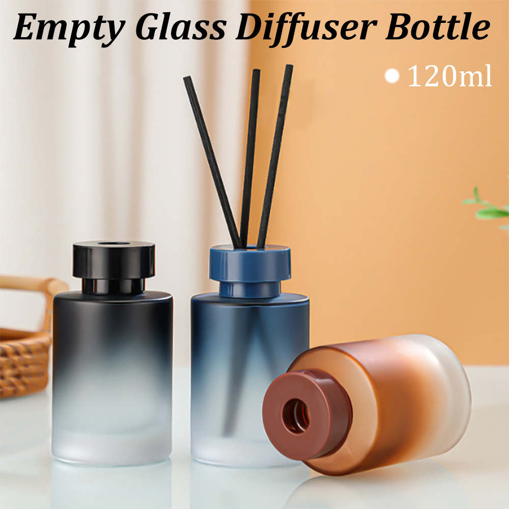Home Fragrance Refill - Butelka dyfuzora szklana pusta 120 ml,
