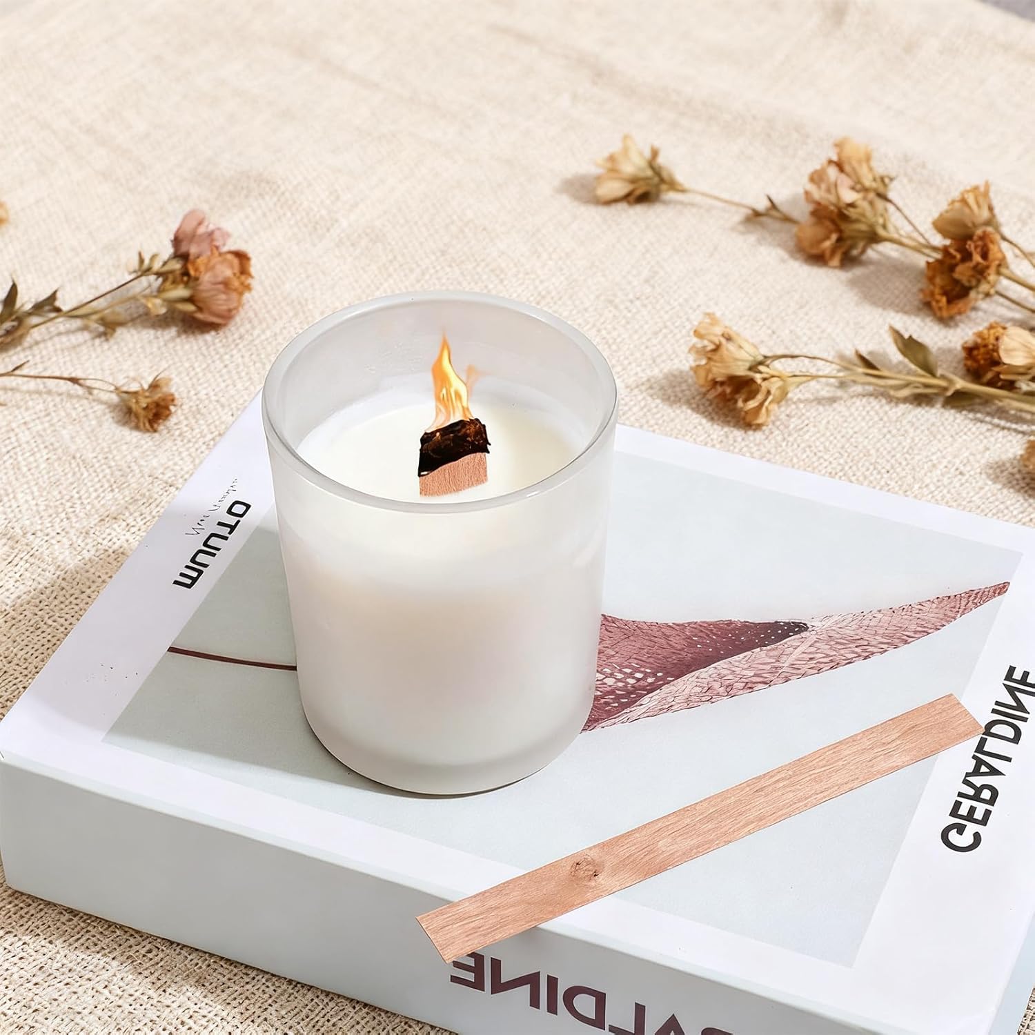60 szt. Drewnianych Knotów do  – Wooden Wick Candle recenzja i cena